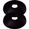 Westbrass R128-2-62 1,27 cm. Flangia con Presa sicura in Rame, Nero Opaco
