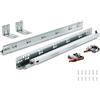 VEVOR Guida Scorrevole per Cassetti Lunghezza 533,4mm, Guide per Cassetti con Estensione Carico max. 45,4kg, Guida Cassetto Estraibile Laterale in Acciaio al Carbonio, Set di Guida Cassetti 10 Pezzi