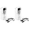 Avidsen 103652 Lampada di Emergenza 28 LED SMD (Confezione da 2)