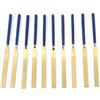 Klanata Set di 10 lime piatte diamantate per riparazione di gioielli e lavorazione dei metalli, 5 lime manuali con rivestimento diamantato da 180 mm per alesare e rifilare superfici