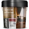 JOVIRA PINTURAS Pittura per Facciata Anti-Umido, Idrorepellente, Impermeabile e Anti-Cracking. (4 Litri, Tegola)