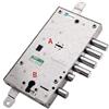 MOTTURA Serratura di sicurezza per porta blindata Mottura 54.597 Triplice con mezzo giro diam. 20mm chiave doppia mappa con serratura di blocco a cilindro europeo.Mano DX interasse catenacci 28 mm.