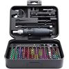 Generico Kit Cacciaviti di Precisione,Design Ergonomico Antiscivolo per Riparazioni - 132 in 1 Set di Utensili Cacciaviti - per Telefono Computer Portatile Orologio Occhiali Fotocamera Auto Elettronica