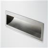 GRUPPO CONFALONIERI MANIGLIA ad INCASSO art. 9052 mm. 142x45 finitura CHAMPAGNE