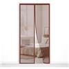 AXFZZRS Zanzariera Magnetica per Porte 85x230cm,Tenda Zanzariera Magnetica,Tenda Magnetica Zanzariera Porta,Nessun Attrezzo Richiesto,Facile da Installare,per Porta Finestra Balcone Soggiorno,Marrone