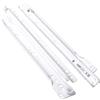 Gedotec Estensione cassetto Gedotec PROLUNGA PARZIALE 450 mm | 10 paia - guide per cassetti, estrazione a rullo in metallo - REAL | Acciaio bianco | Mobile estraibile per cassetti in legno