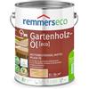 Remmers Olio universale eco, 5 litri, olio sostenibile a base d'acqua per legno in giardino all'esterno e all'interno, ideale per mobili da giardino e terrazze in legno, ecologico