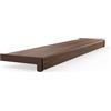 Seiletech.de DAVANZALE PVC - 20 cm x 80 cm - Noce - Davanzale della finestra - per interni - Davanzale interno - Interno - A metraggio - Soggiorno - Decorazione - Plastica