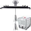 Generic Miscelatore for vernici IBC, miscelatore for vernici con serbatoio da 1000 litri, agitatore pneumatico con gancio di supporto, miscelatore for calcestruzzo con elica pieghevole, adatto for agitatore