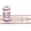 Dostear Bordi Greche Pannelli Adesivi Bordo Adesivo per Pareti Striscia Adesiva Muro Decorativa Greca Adesiva per Parete Linee marroni 10 X 1000CM