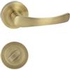 Domino Maniglia per porta Nova della R M3 in ottone WC bagno []