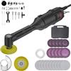 UEXEDO Strumento Di Ripristino Delle Fughe Per Piastrelle, Smerigliatrice Dritta Elettrica 350 W, Macchina Di Pulizia A Velocità Variabile A 6 Velocità, Smerigliatrice-Lucidatrice (Nero+Viola)