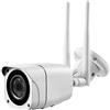 ENVIO TELECAMERA BULLET IP 4G LTE SIM GSM REGISTRA SU SD CARD 5MP CON AUDIO IP66