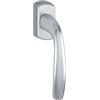 Hoppe New York 0810/U10 - Maniglia girevole per finestra F1, in alluminio naturale, 32 mm