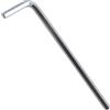 WEDO Chiave esagonale con manico a L, chiave a brugola, a forma di L, a braccio lungo, dimensioni 10 mm, lunghezza 180 mm, metrica, CR-V, per riparazioni domestiche e manutenzione meccanica