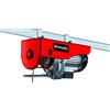 Einhell TC-EH 500-18 Argano elettrico (230 V, 50 Hz, 1000 W, portata senza rullo guida 250 kg, portata con rullo guida 500 kg, cavo 18 m)