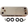 Aspares Scambiatore di calore & O'Rings per Baxi Duotec 24HE 28HE 33HE 40HE & A DHW