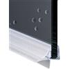 Ricambi & Box Doccia Guarnizione Box Doccia con Gocciolatoio per Vetro 6-8 mm, 200 cm, PVC Trasparente, EC-10-604