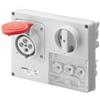 Gewiss Presa Interbloccata con base portafusibili 3P+N+T IP44 32A GW66142
