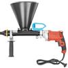 DWIKRYT 700 W, pistola elettrica per fughe, pistola per malta portatile, pompa per malta con due ugelli rimovibili per installazione porte di sicurezza, condizionatori d'aria, riparazioni murali