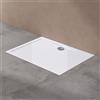 doporro Piatto Doccia Rettangolare 90x120x4 cm con Superficie Antiscivolo