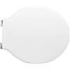 Dianhydro SEDILE WC PER GLOBO VASO BOWL 50 FORMA 2 Bianco - Cerniere C espansione