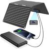 Ecosonique Technology Ecosonique Caricatore Pannello Solare 30W Portatile Pieghevole, Ricarica USB-C e USB-A, ETFE IP67 Impermeabile, Compatibile con Telefoni Cellulari, iPhone, iPad, Samsung, LG, Power Bank, per Campeggio