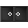 ELLECI LGB45040BSO | Lavello sottopiano GRANITEK BEST 450 BSO | Colore : Nerone