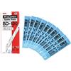 NT Cutter BD-100, lame da 9mm, inclinazione 30°, 50 pezzi