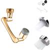 YGMXZL Modalità a Doppia Uscita Rubinetto Gorgogliatore,Rubinetto del Filtro Antispruzzo Universale,Rubinetto Aeratori in ottone per Lavello Della Cucina (D'oro)