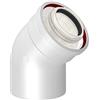 Npe Curva 45° Coassiale M/F Per Caldaia A Condensazione - Npe