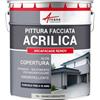 ARCANE INDUSTRIES Pittura acrilica per esterni: per facciate esterne e stucco - ARCAFAÇADE RENOV - 10 L (+ o - 60 m² in 1 strato) Bianco grigiastro - RAL 9002 - ARCANE INDUSTRIES