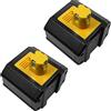 Trade-Shop 2 X batteria Ni-MH alta prestazione, 24 V/3000 mAh sostituisce Panasonic EY6813 ey9116 ey9117 EY9210 EY9210 EY9240 EY9242 EY9244 per Panasonic ey6812 EY6813 ey9117 EZ6813