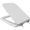 Inbagno Coprivaso wc water sedile Conca Ideal Standard, modello Compatibile Dedicato, cerniere metallo cromo (Bianco Ideal Standard)