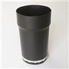 Aflex raccordo per stufa a legna - camino manicotto tronchetto MF telescopico (130mm)