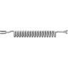 TYMYW Tubo Per Doccino Tubo Per Doccino Retrattile Tubo A Spirale,per Bidet,Doccetta Wc,Rubinetto Doccia,Grigio,1,5 M