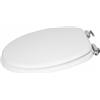 em Originale Sedile WC Bianco Universale Igienico con Chiusura Ammortizzata Soft Closing Tavoletta Copriwater