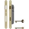 Toscocornici Serratura AGB Patent Grande Foro mm 50 Quadro mm 8 (OTTONE)