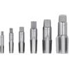 Yctze Set di Maschi per Tubi NPT da 6 Pezzi, Maschi per Filettare in Acciaio Al Carbonio, da 1 Pollice 3/4 Pollice 1/2 3/8 /4/8 per Filettature Pulite e Precise, Custodia in Plastica Resistente