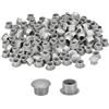 QUARKZMAN 500pz Tappi per Fori a Vite, 10mm(3/8) Dia Tappi a Bottone Rotondi Plastica, Tappi per Fori Chiusura a Scatto, Tappi a Incasso per Mobili, Grigio Chiaro