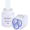 BARBETTA RICAMBI BAGNO Cartuccia in Ceramica per Rubinetto da 25 mm, Adatta per Rubinetto da Cucina e Lavabo
