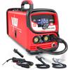 VECTOR WELDING 2025 Nuovo MIG200 Saldatrice a Filo Continuo Senza Gas, 4 In 1 MIG/MAG/ARC/Lift TIG IGBT Inverter Saldatore con Pistola Di Saldatura MIG, MCU e Smart Digital LED Dispaly - VECTOR WELDING