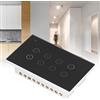 FTVOGUE Tuya Smart Panel Interruttore Tattile per Telecomando WiFi a 8 Canali 95-250 V/AC