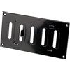 Steinberg14 200x100mm Nera Regolabile Griglia di Ventilazione in Metallo - Griglie D'Aerazione con Lamelle Richiudibili