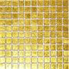 MOSANI Mos120-0782 - Piastrella in vetro con struttura a mosaico, colore: oro
