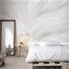XLMING Carta Da Parati Murale in Tessuto Non Tessuto Americano Con Piume Di Arte Astratta - Fotomurali Poster per TV Sfondo, Soggiorno e Camera Da Letto - 400cm×280cm