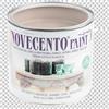 Gualtiero Meazza Pittura Gessosa Shabby Chic Opaca per Mobili Pareti Vetro Tessuto 900 Novecento Paint (Fango, 500 ml)