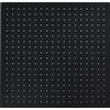 Lumanois Testa Doccia a Pioggia in Acciaio Inox 50x50 cm Quadrata Nera, Componenti doccia,Soffioni doccia, 3.54kg-147699