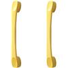 RSWZSFL 2 Pezzi Maniglie per Cassetti per Bambini Colorate Manopole per Cassetto Pomelli per Porte Maniglie per Armadietti da Cucina Maniglie per Mobili per Camera da letto (Hole Pitch:96mm,Yellow)