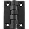 jkhgajgew 1 pz 100x80mm Cerniera a testa in plastica di nylon pieghevole for mobili in scatola di legno Ferramenta for armadi elettrici Nero